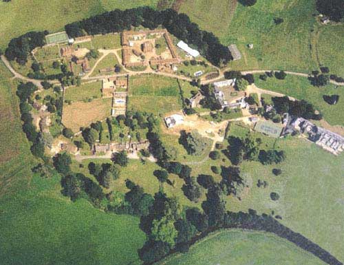 Arial View of West of Peper Harow Estate.